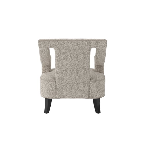 sofia beige accent chair back