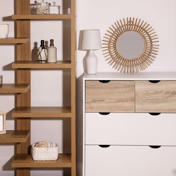 Stockholm White Oak Chest of Drawers