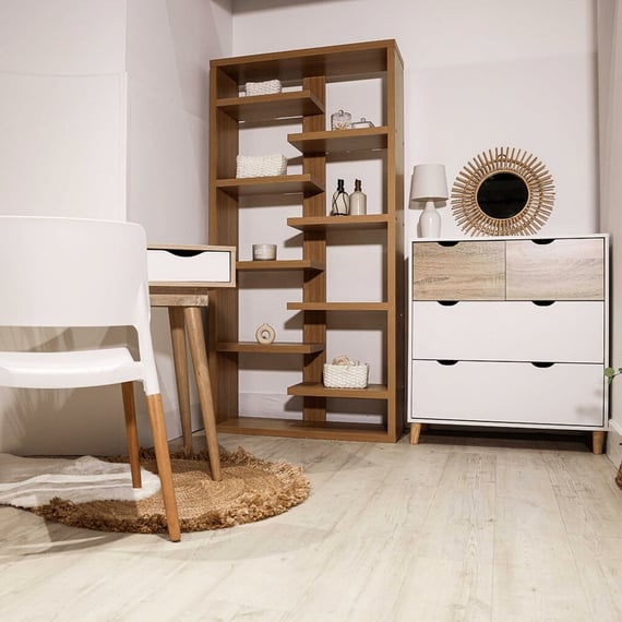 Stockholm White Oak Chest of Drawers