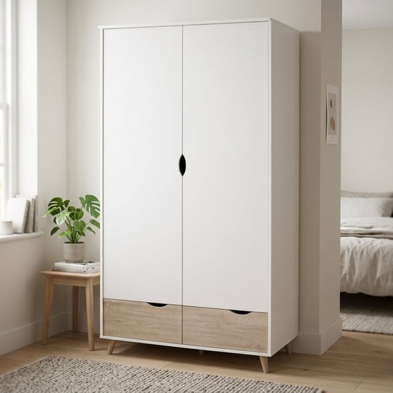 Stockholm 2 Door Wardrobe