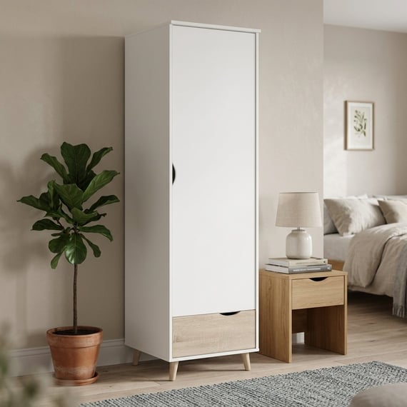 Stockholm 1 Door Wardrobe