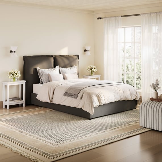 Sunday Deep Grey Single Bed