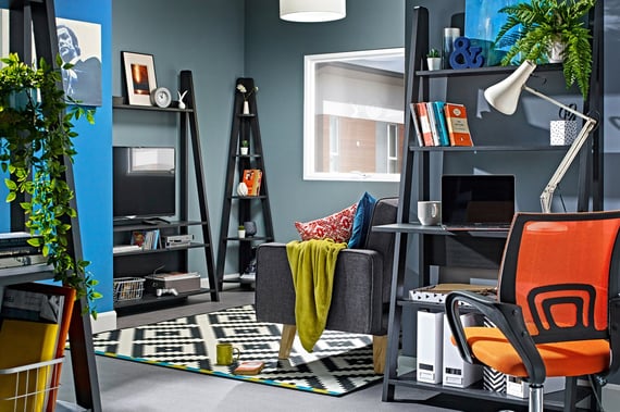 tiva black oak ladder furniture styled room