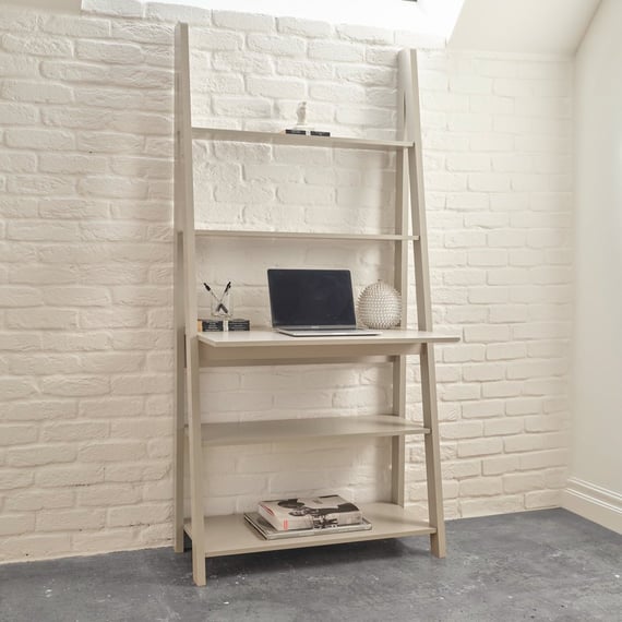 tiva grey ladder desk styled square