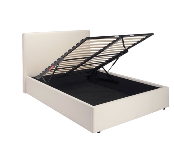 wilder antique white ottoman bed storage open