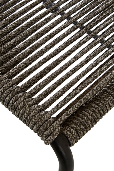 Sisal Grey Rope Chair Detail 02