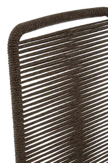 Sisal Grey Rope Bar Chair Detail 02