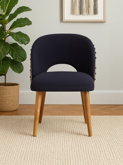 Cefena Black and White Moroccan Design Chair