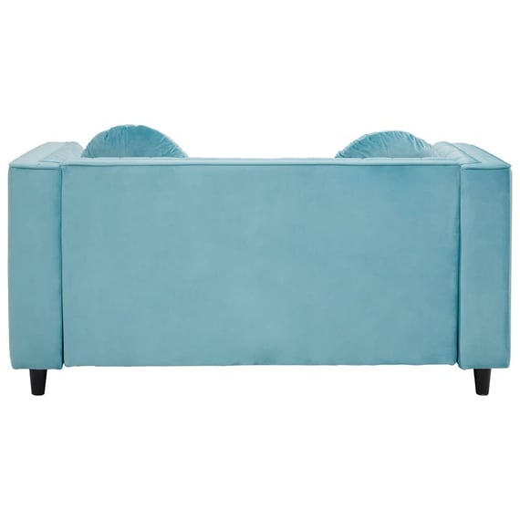 Farah Two Seat Green Velvet Sofa