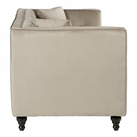 Ferris 3 Seat Mink Velvet Sofa