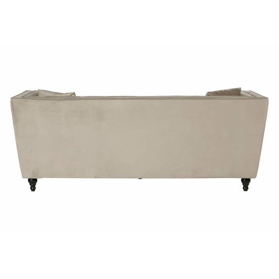 Ferris 3 Seat Mink Velvet Sofa