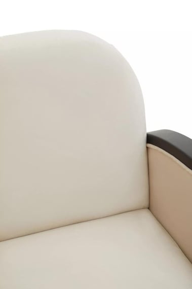 Hala Cream Velvet and Rattan Armchair