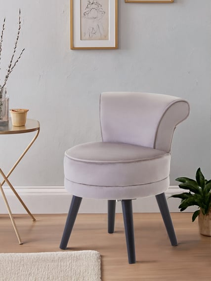 Kids Loretta Mink Velvet Chair