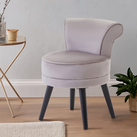 Kids Loretta Mink Velvet Chair