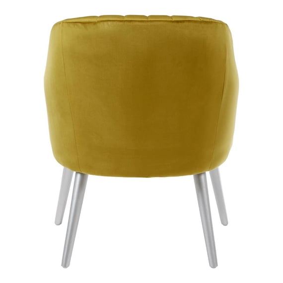 Louxor Mustard Fabric Armchair