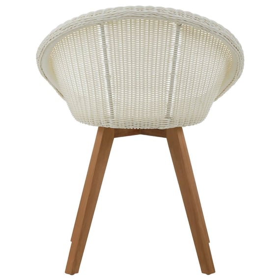 Lovina White Rattan Effect Dining Chair