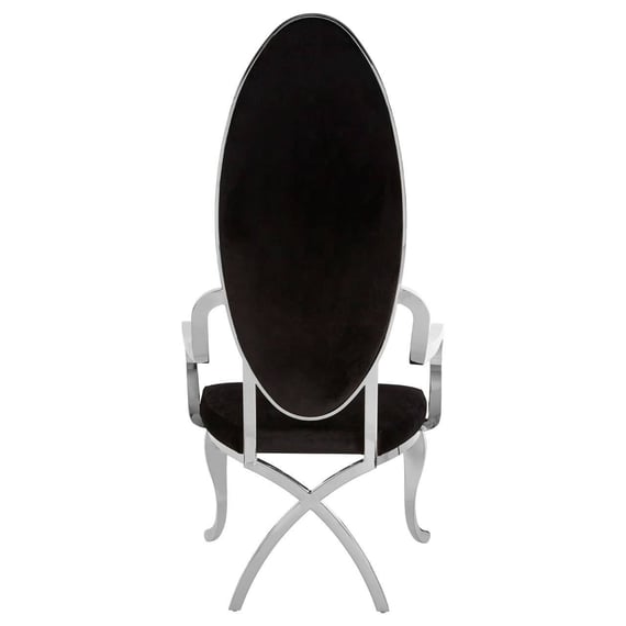 Novara Silver Baroque Chair