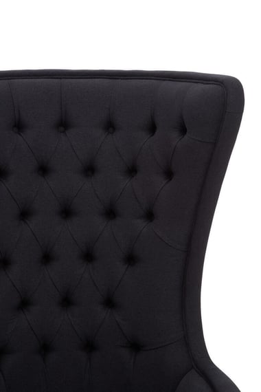 okCala Black Tufted Highback Chair