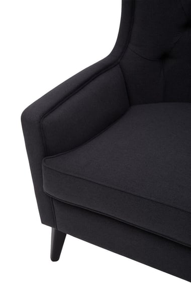 okCala Black Tufted Highback Chair