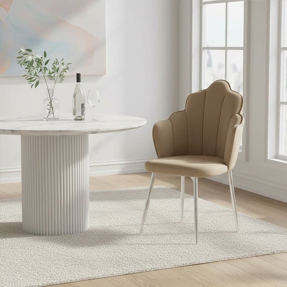 Tian Mink Velvet Dining Chair