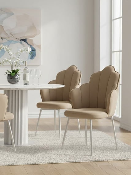 Tian Mink Velvet Dining Chair