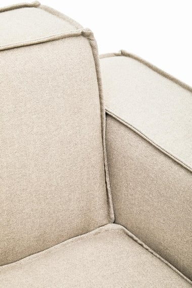 Toulouse Cream Fabric Right Arm Modular Sofa