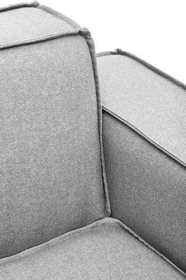 Toulouse Grey Fabric Right Arm Modular Sofa