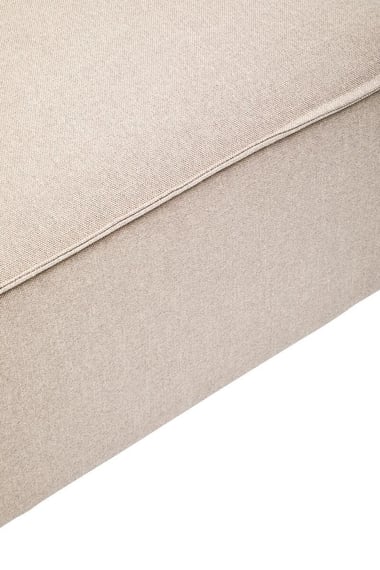 Toulouse Natural Fabric Modular Ottoman