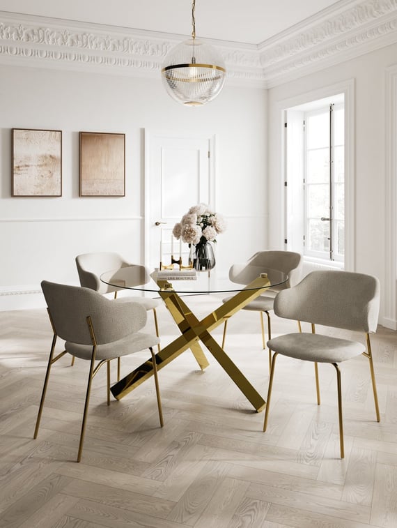 Dorchester Wheat Gold Dining Chair